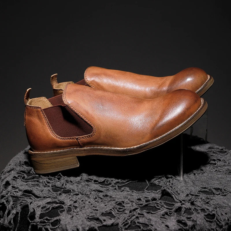 Noble Low-Top Leather Chelsea Shoes