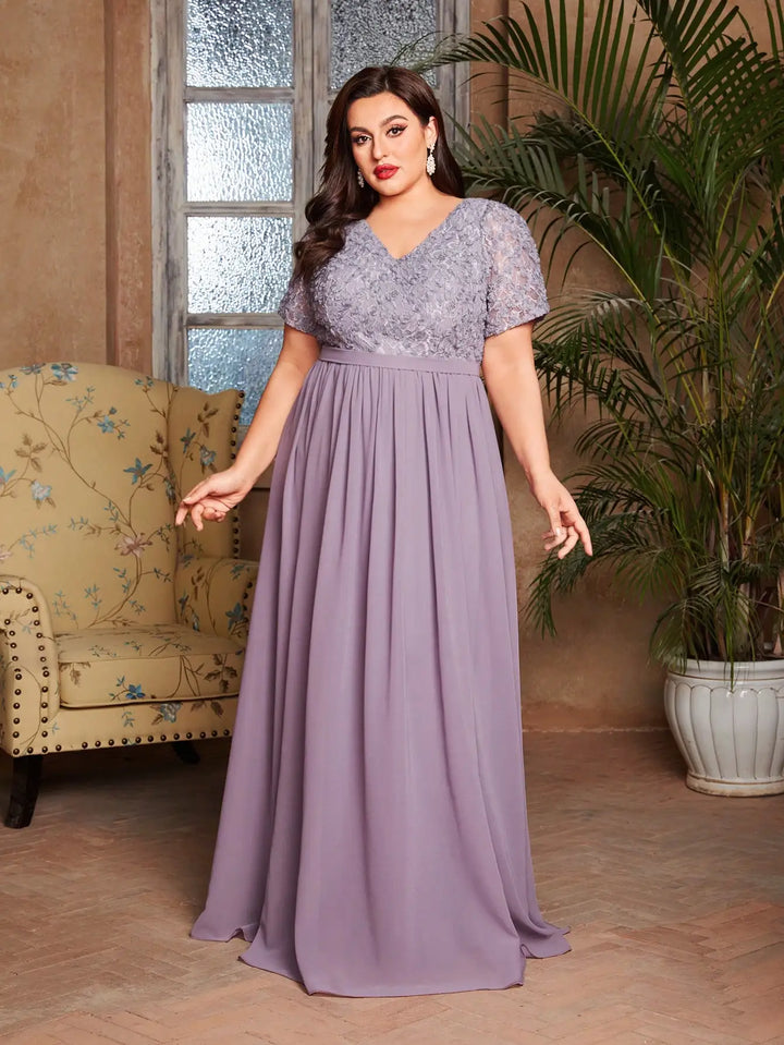 Romantic Three-dimensional Party Dress