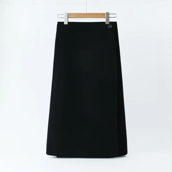 Stunning Double-Sided Cashmere Skirt