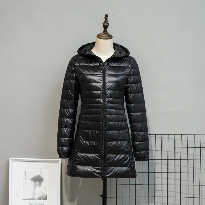 Fancy Warm Puffer Down Overcoat