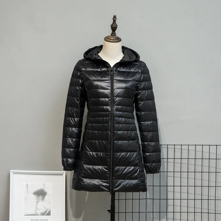 Fancy Warm Puffer Down Overcoat