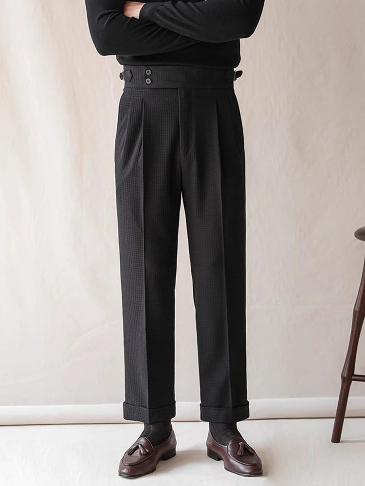 Stylish High Waist Pleated Pants