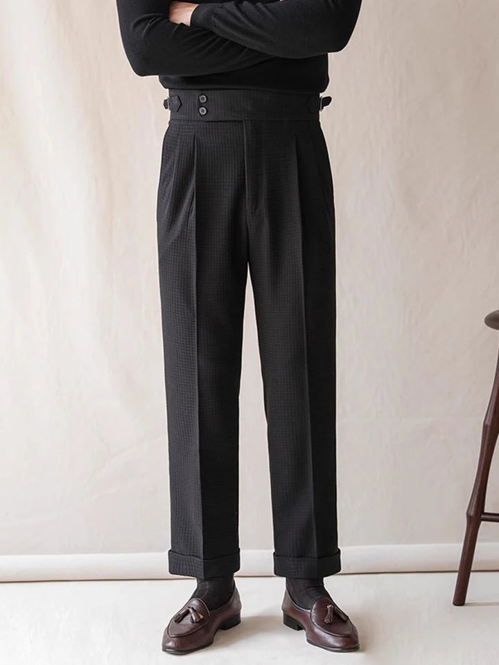 Stylish High Waist Pleated Pants