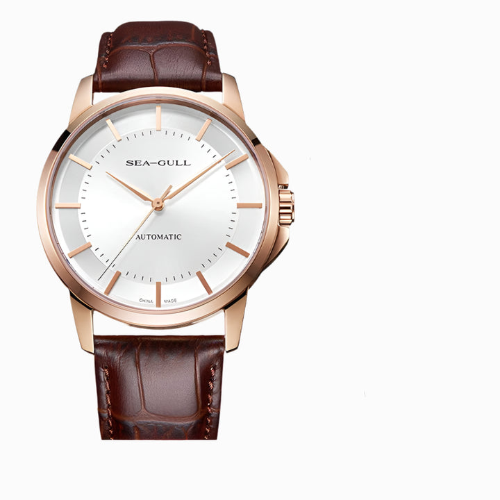Timeless Leather Band Casual Watch