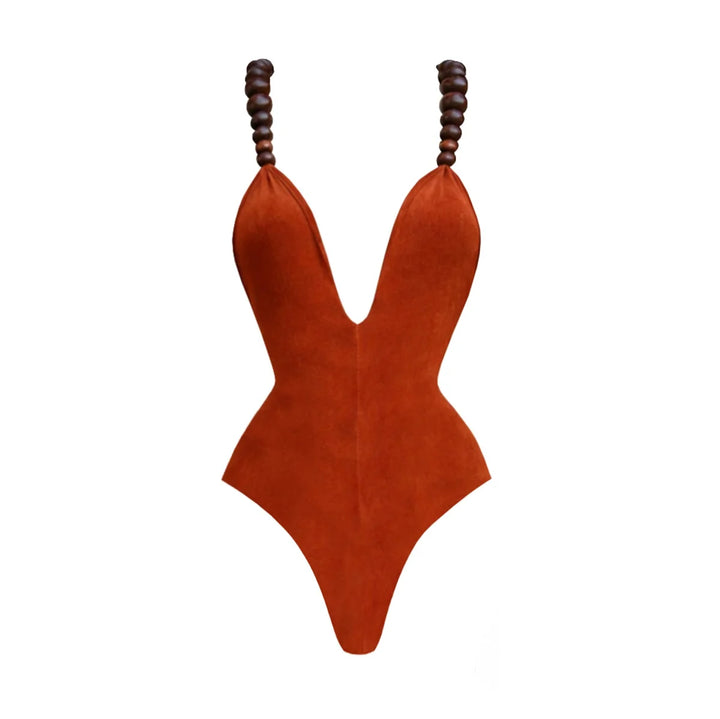 Stylish Beaded 2 Pieces Bikini Set
