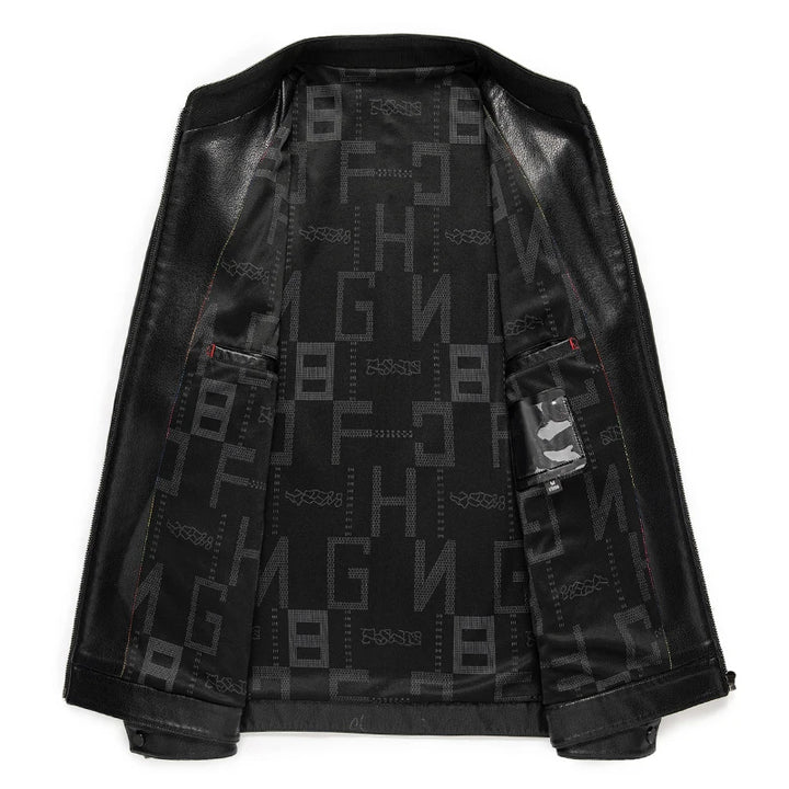 Lightweight Real Leather Casual Jacket