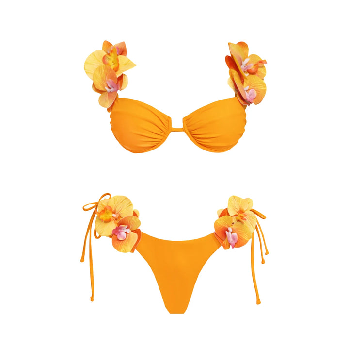Stunning Flower Print Micro Bikini