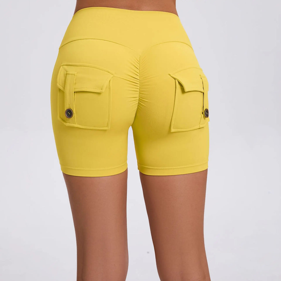 Classic Push-Up Pockets Yoga Shorts