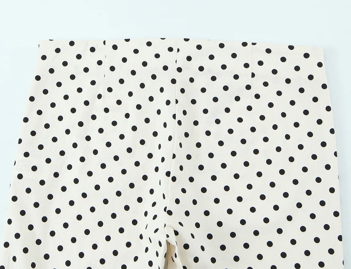 Stunning Polka Dots Capri Pants