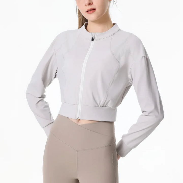 Slim Fit Zipper Sports Jacket