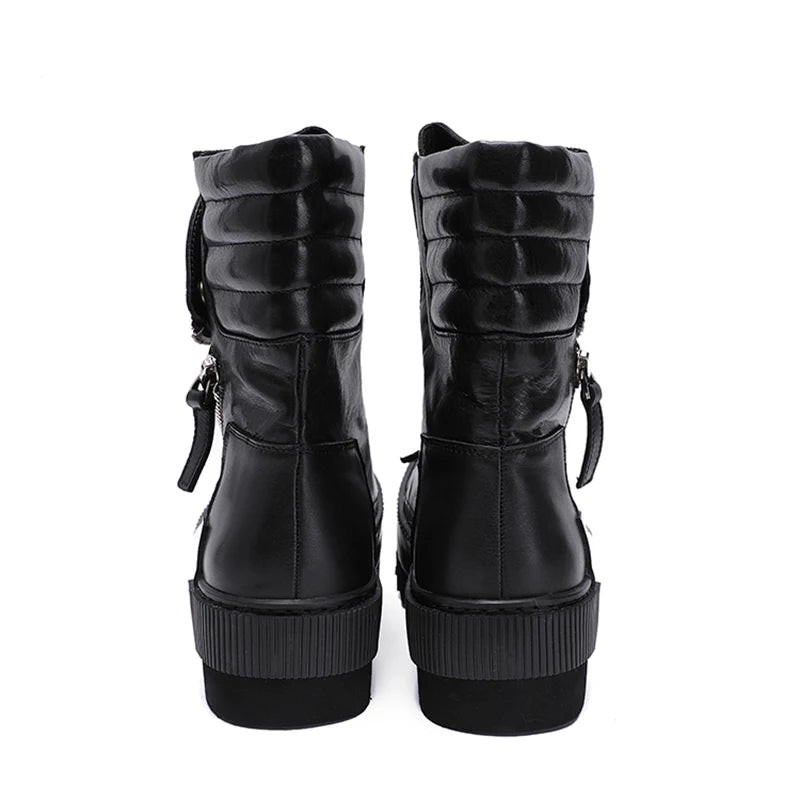 Gentle Handmade Sewing Goodyear Boots