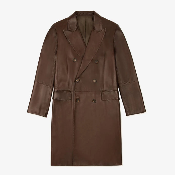 British Trend Double-Breasted Trench Coat