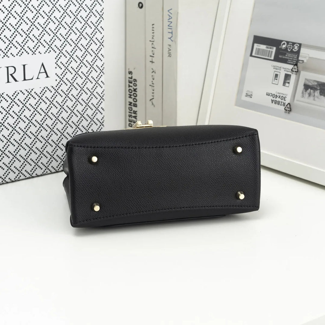 Luxurious Soft Cowhide Square Handbag