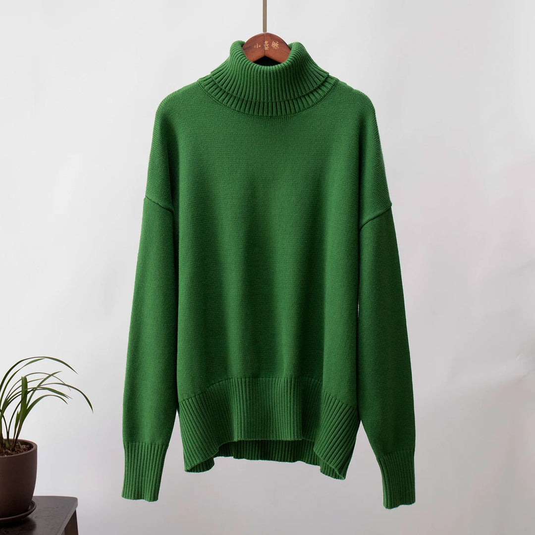 Oversized Women's Turtleneck Sweater