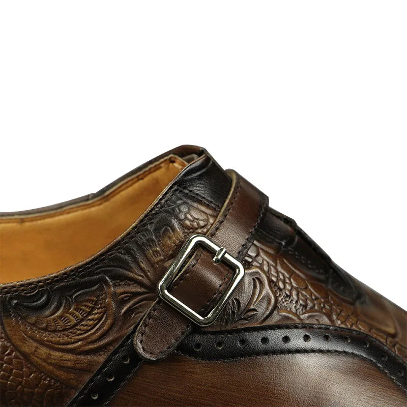 Deluxe Trendy Leather Brogue Shoes