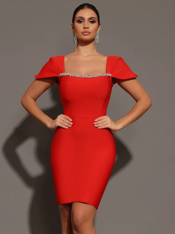 Glamorous Nights Knitted Bodycon Dress