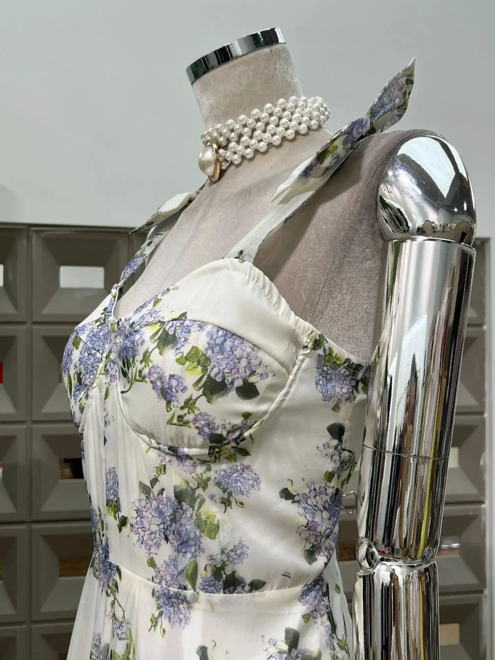 Breathtaking Square Neck Evening Dress