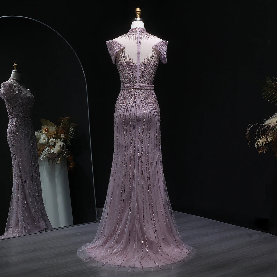 Luxury Off Shoulder Evening Party Dress