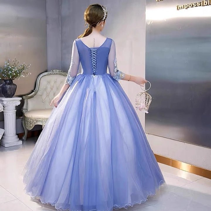 Radiant Appliqued Tulle Quinceanera Dress