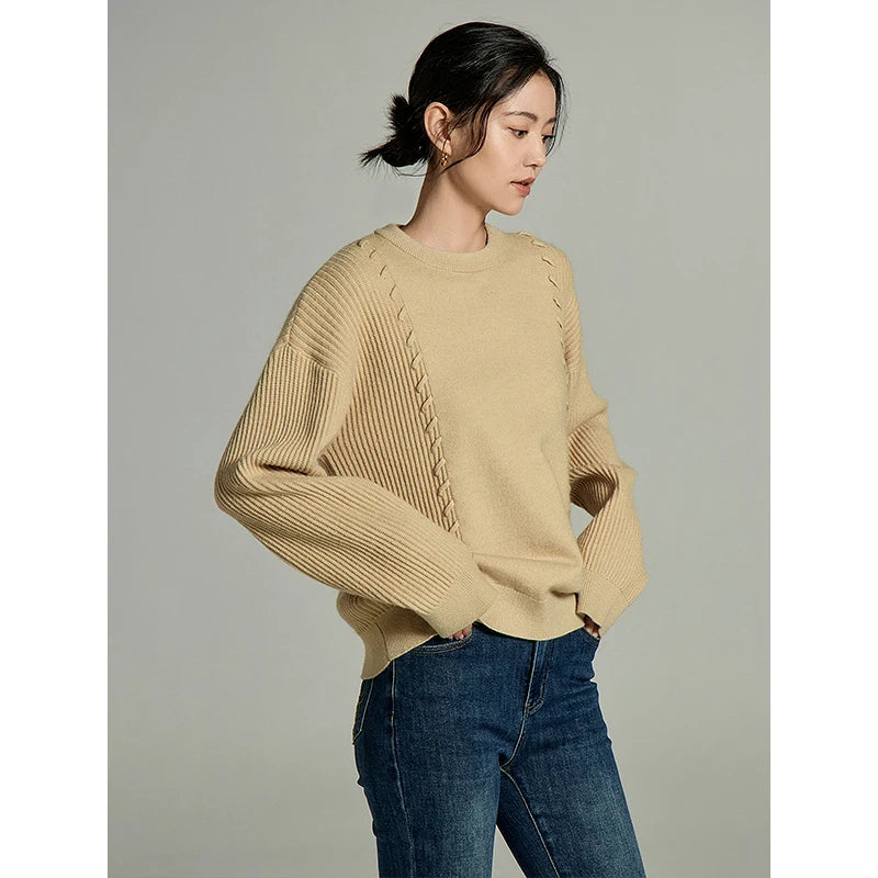 Round Neck Loose Warm Sweater