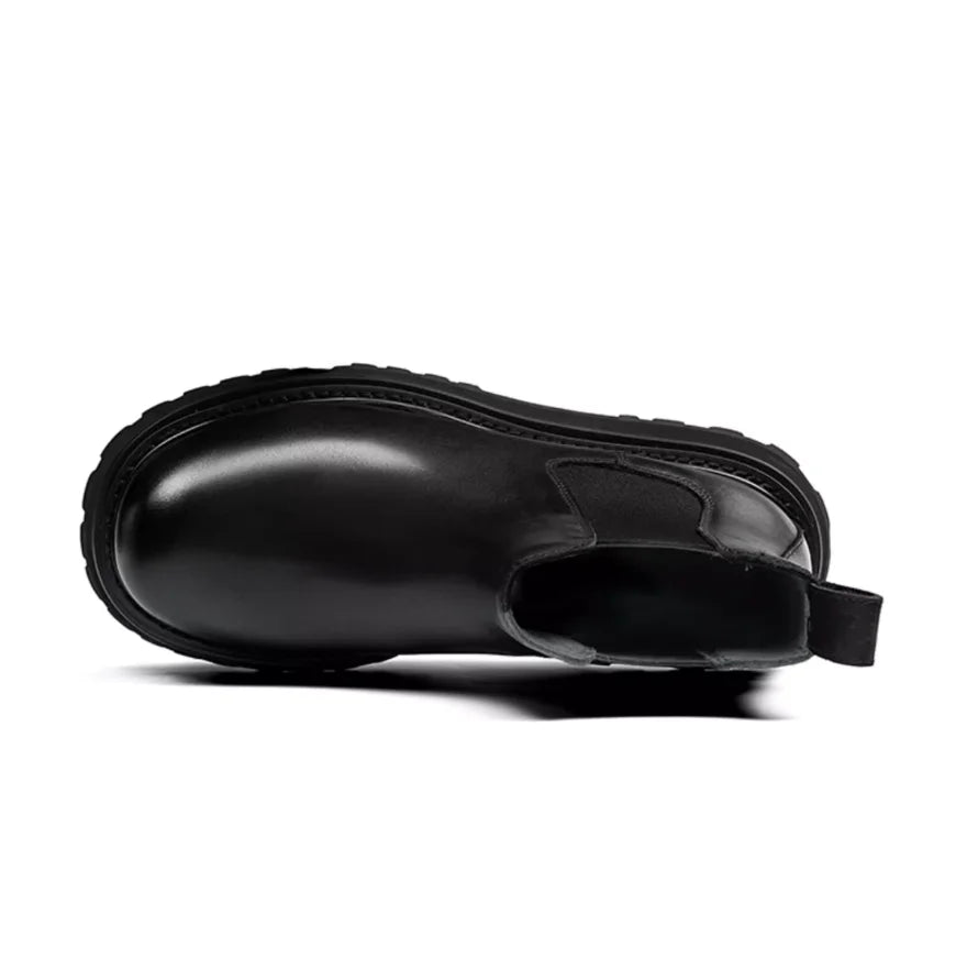 Light Thick-Soled British Style Chelsea Boots