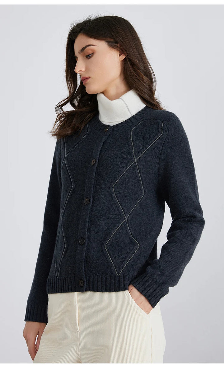 High-end Merino Wool Cardigan