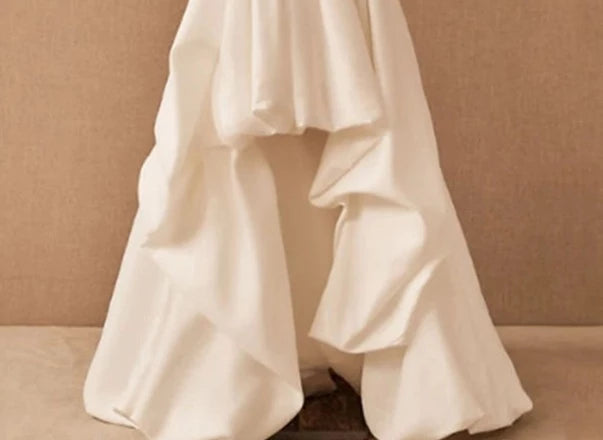 Strapless Taffeta Women's Wedding Gown