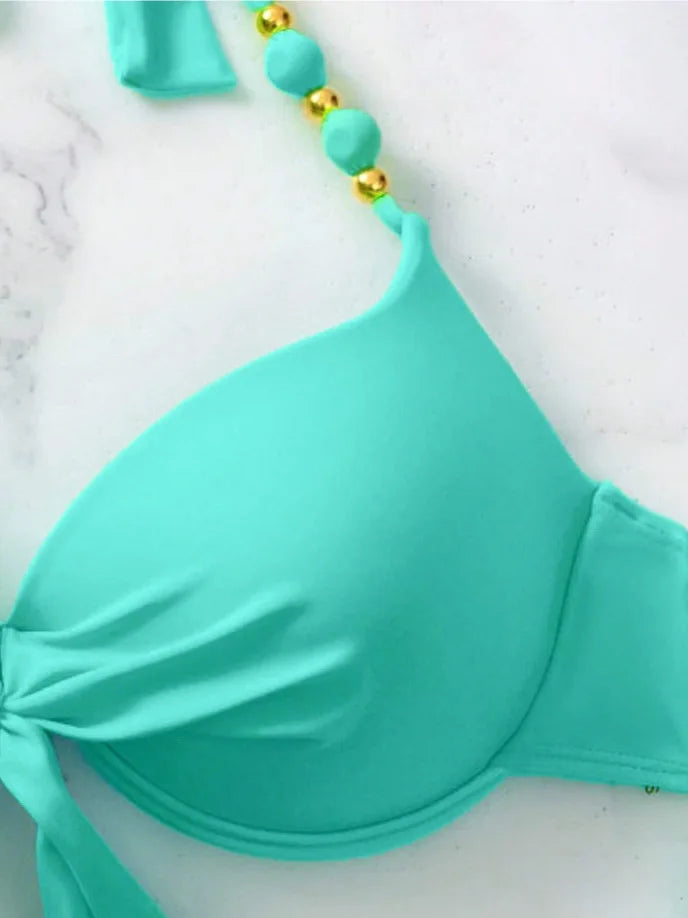 Lovely Push-Up Two-Piece Bikini Set
