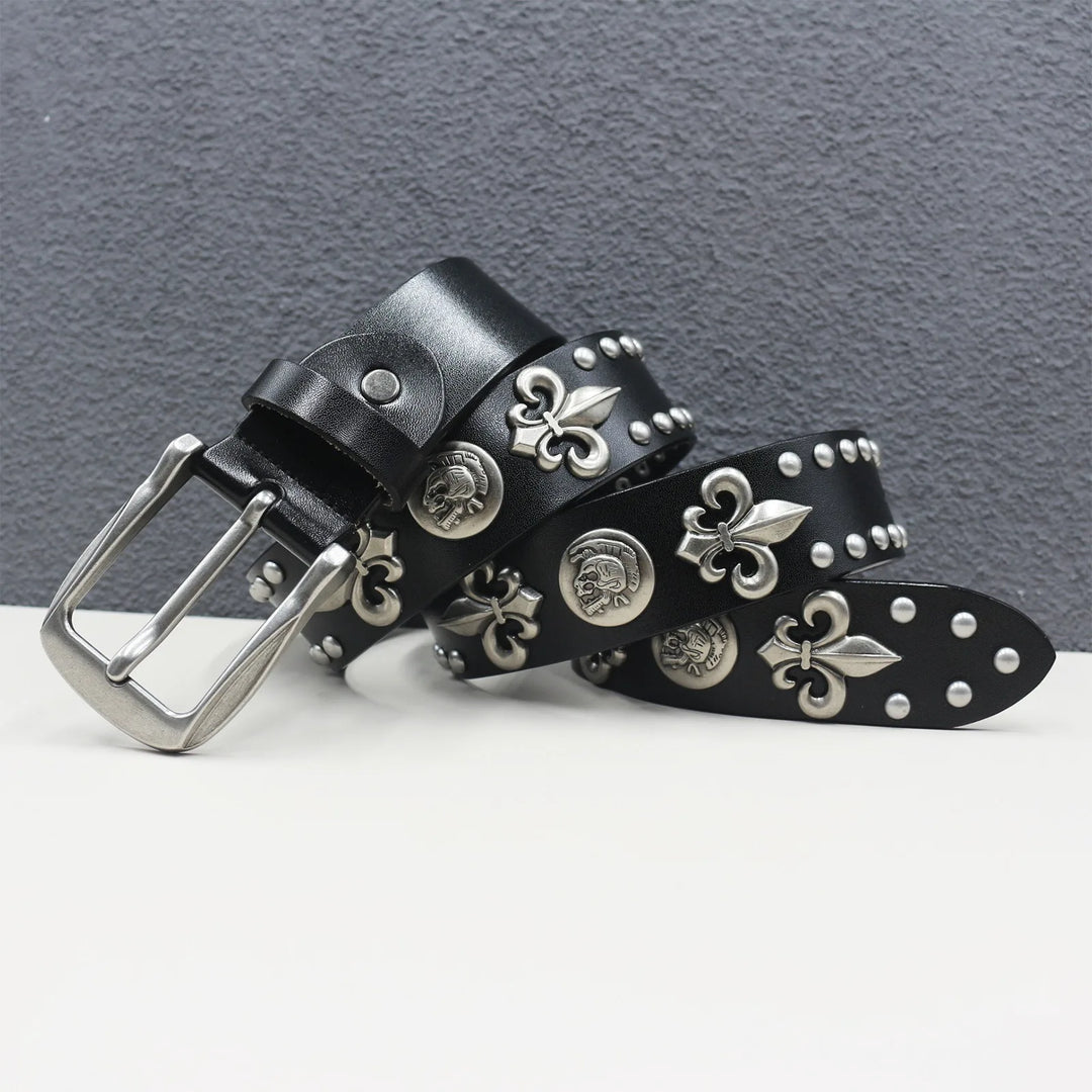 Smart Metal Rivet Cowboy Belt