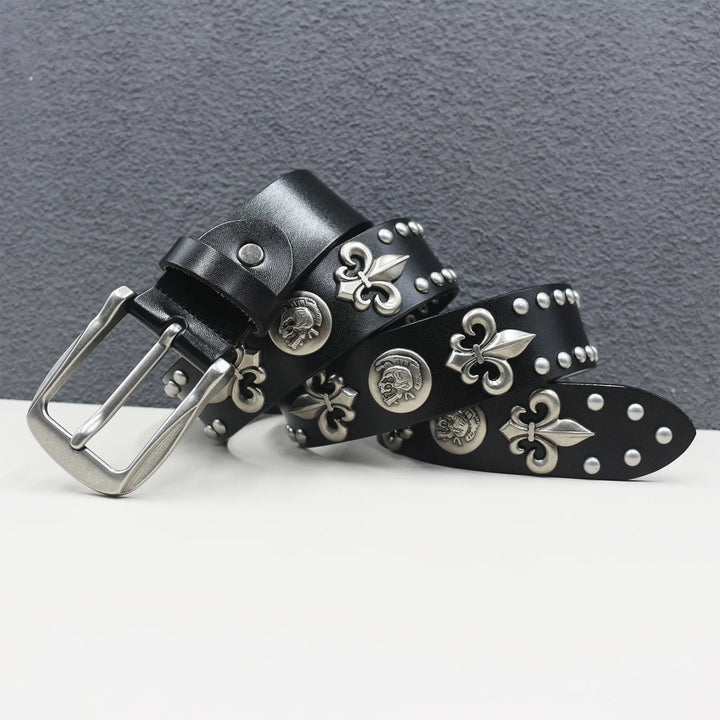 Smart Metal Rivet Cowboy Belt