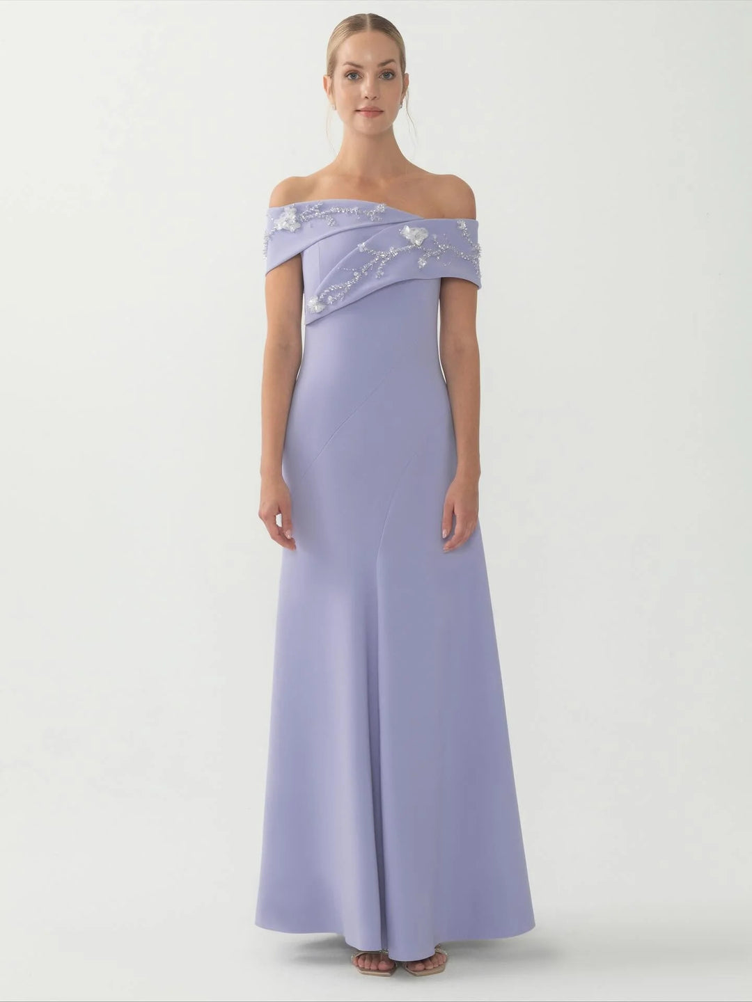 Sweet Beading Sequins Evening Gown