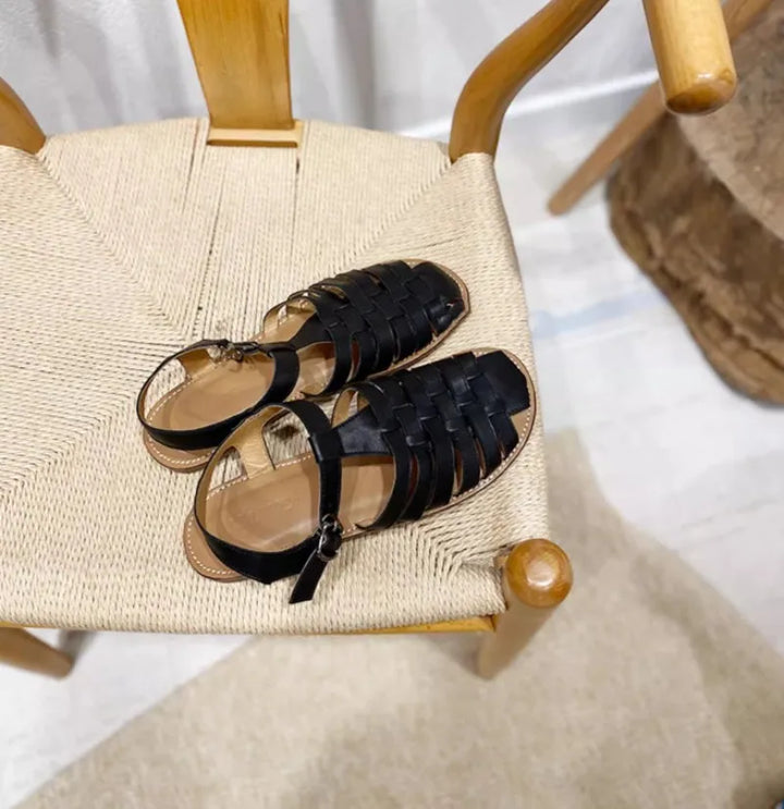 Graceful Weaving Gladiator Sandals