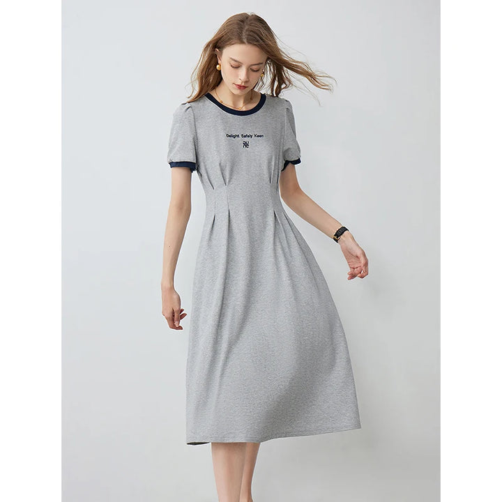 Casual Slimming Waist Up Dress