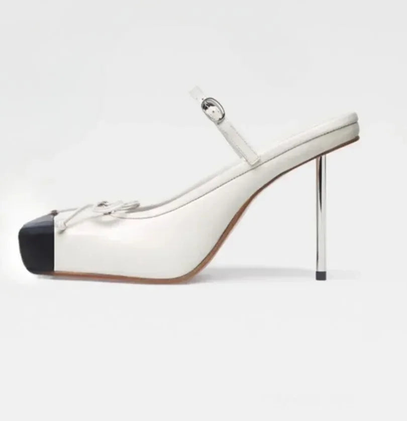 Modish Bow Tie High Heel Sandals