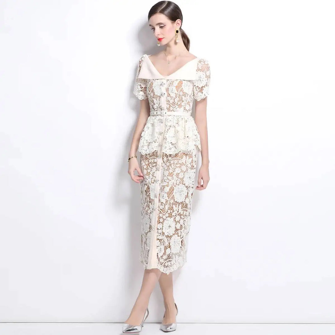 Sweet Beaded Embroidered Formal Dress