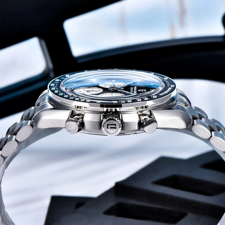 Refined Moon Panda Chronograph Watch