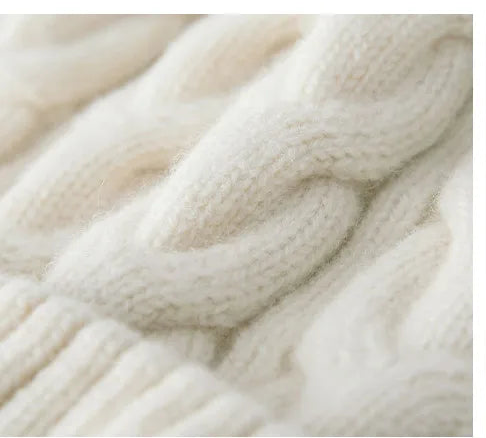 Sweet Wool Knitted Beanie Cap