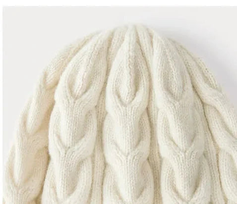 Sweet Wool Knitted Beanie Cap