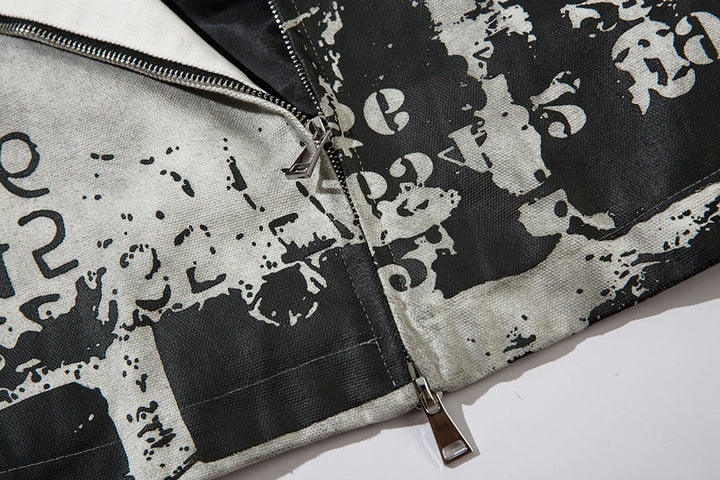 Baggy Streetwear Painted Jacket