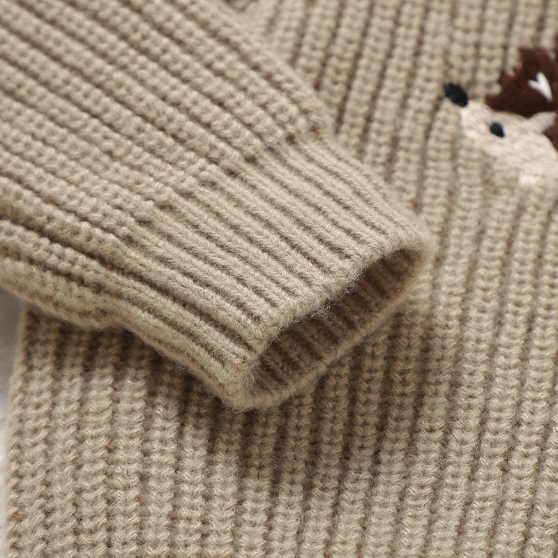 Adorable Knitted Kid's Pullover Sweaters