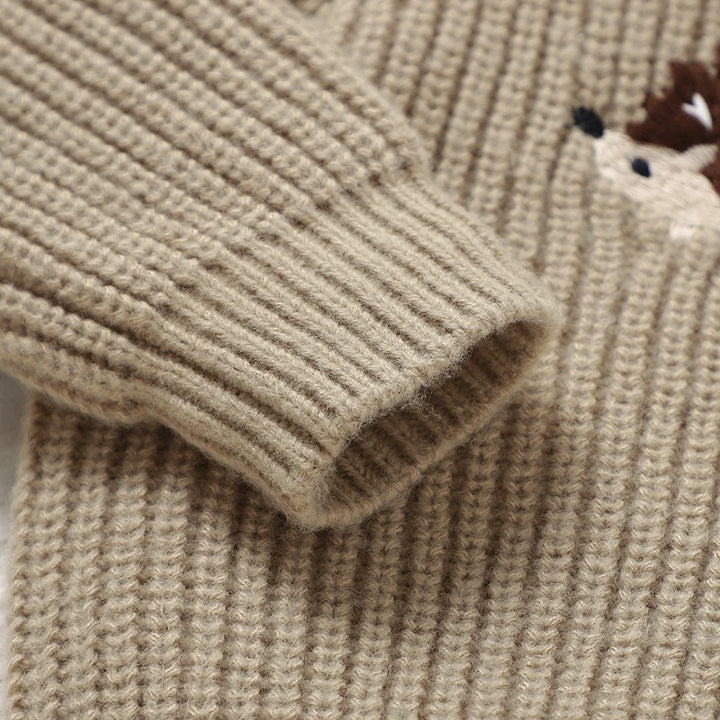 Adorable Knitted Kid's Pullover Sweaters