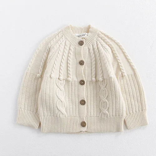 Elegant Toddler Baby Girl Knitting Cardigan