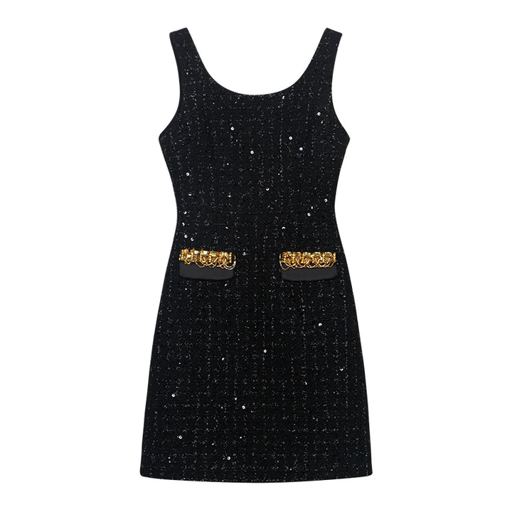 Glamorous Diamond Sequin Mini Dress
