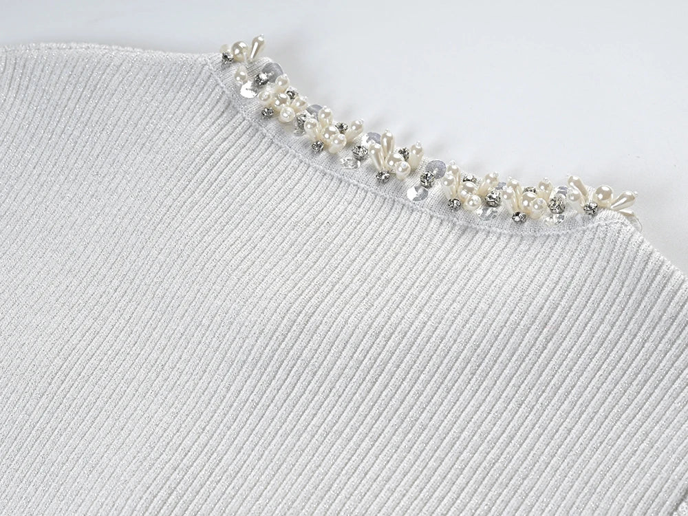 Stylish Round Neck Knitted Cardigan