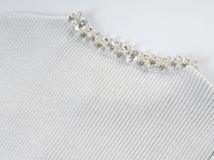 Stylish Round Neck Knitted Cardigan