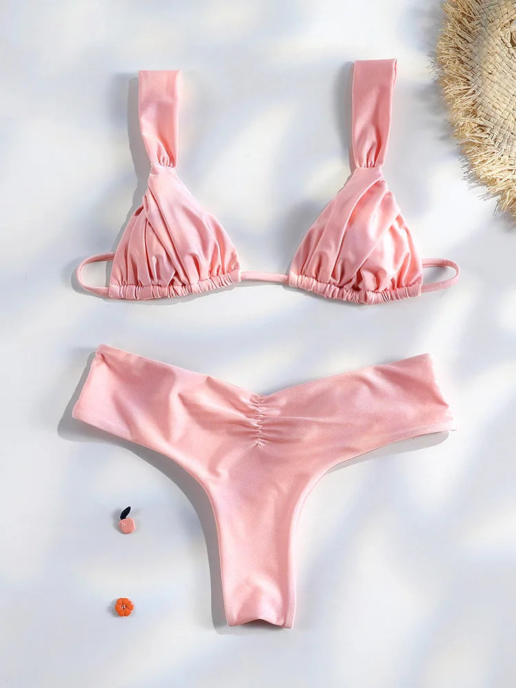Classic Triangle Micro Bikini Set