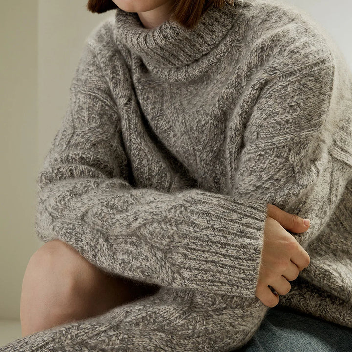 Versatile Ribbed Cashmere Sweater