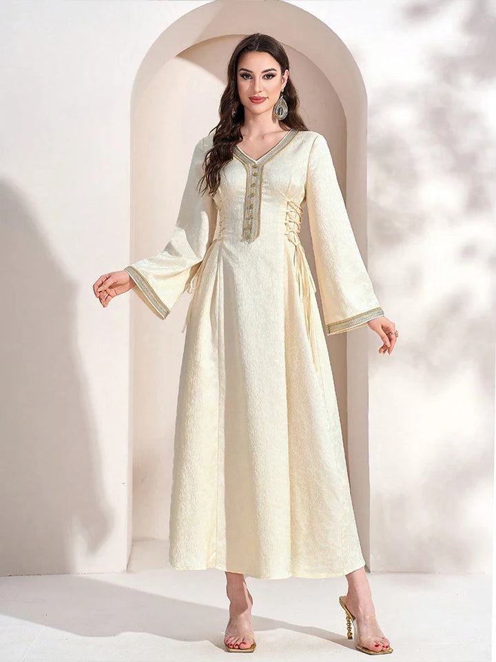 Delightful Loose-Fit Women's Formal Dress