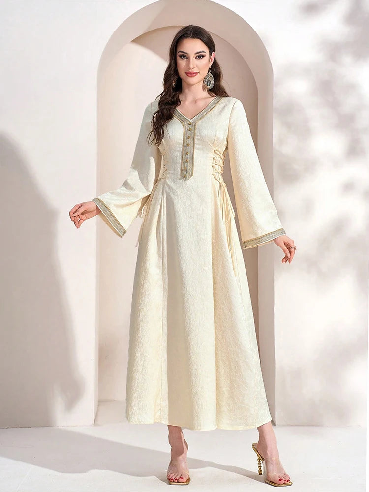 Delightful Loose-Fit Women's Formal Dress