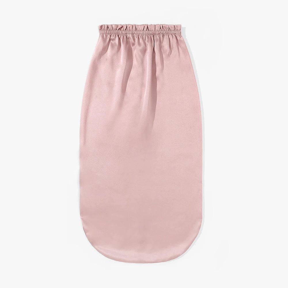 Elegant Long Silk Bonnet